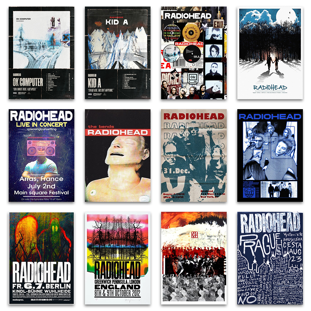 Musical Instrument Poster - ROSHK Rock Band Album Canvas Wall