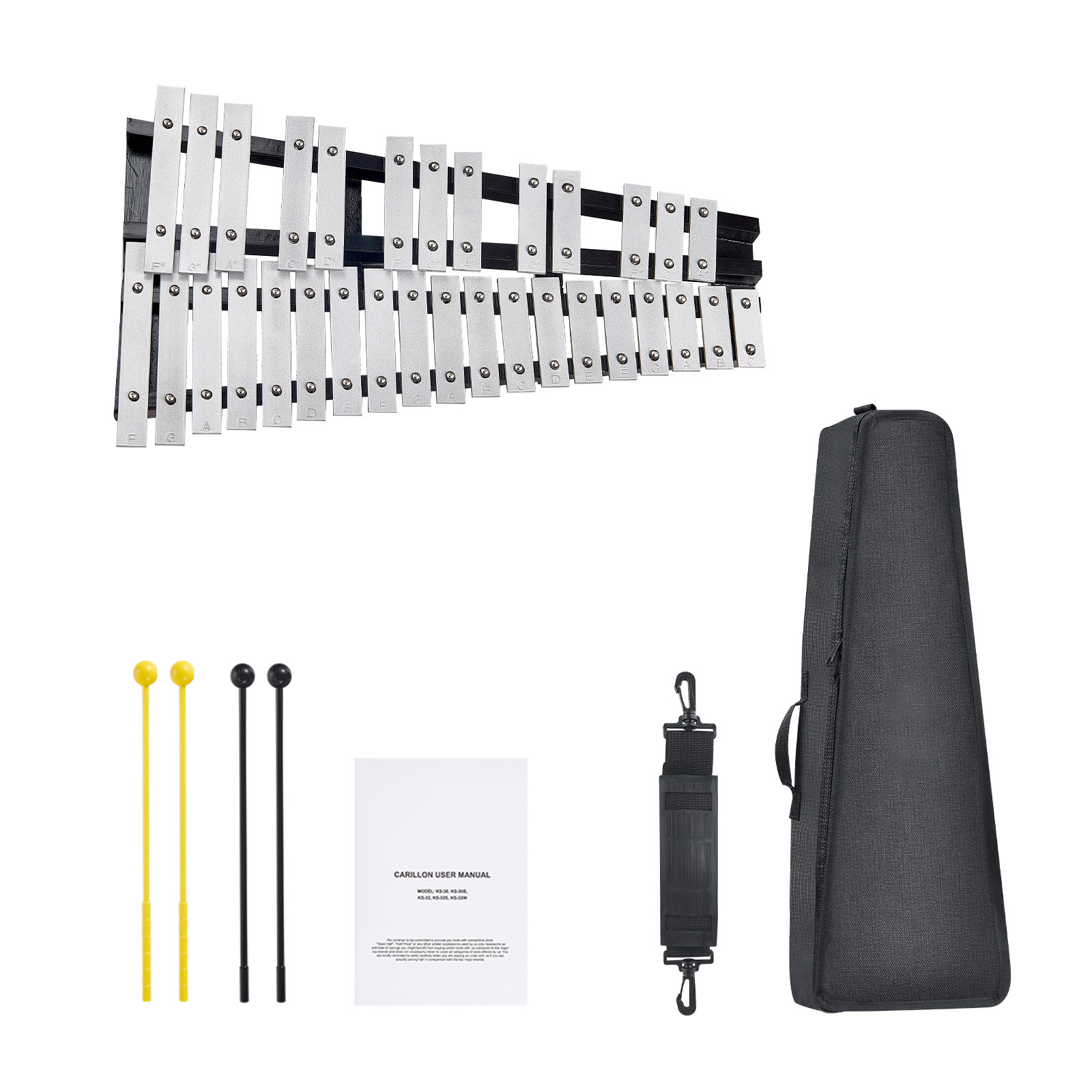 Musical Instrument Mallet - SucceBuy 32 Note Glockenspiel Xylophone Bell