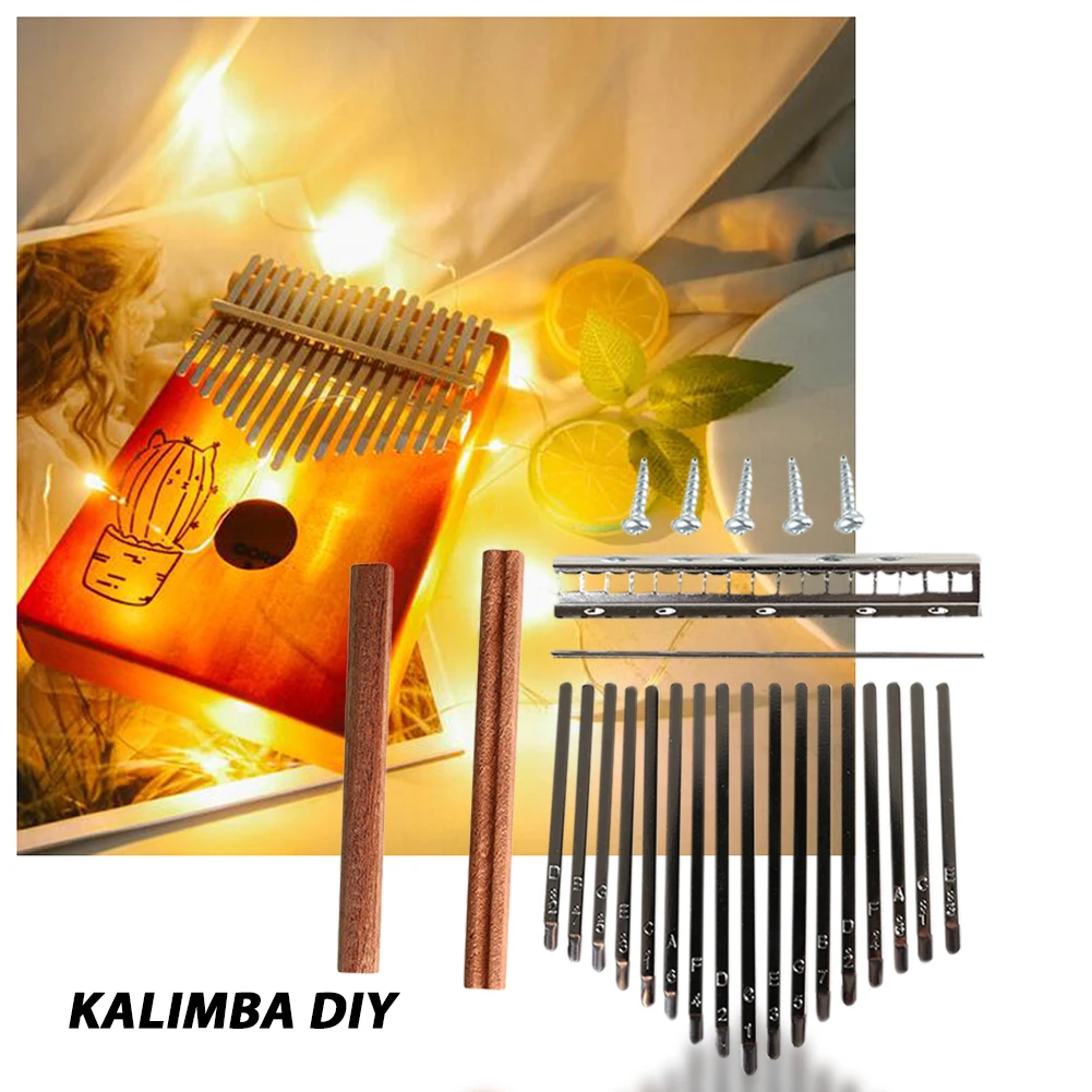 Musical Instrument Kit - DIY 17 Tone Kalimba Keys Tines
