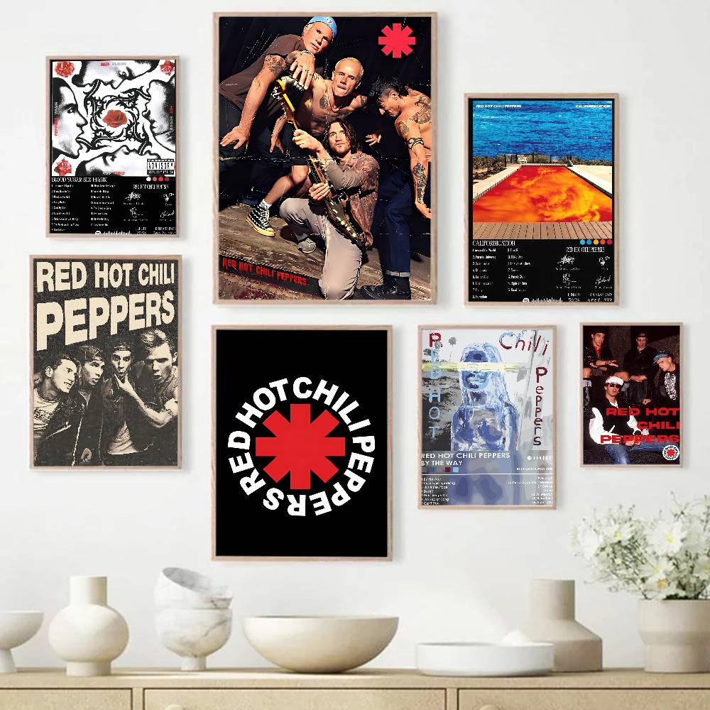 Musical Instrument Poster - Popular Rock Band Red Hot Chili