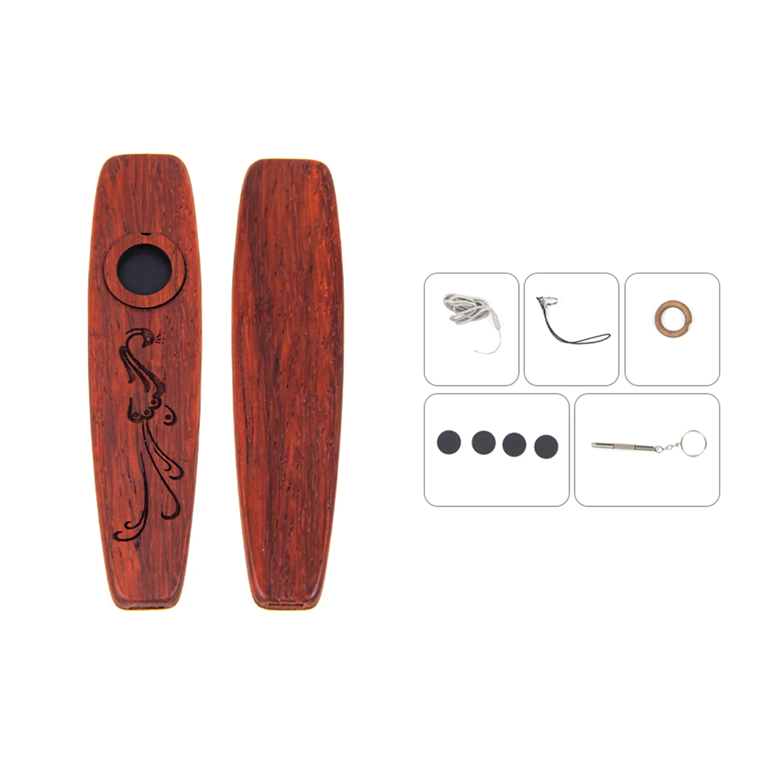 Musical Instrument Kit - Beginners All-in-One Wooden Kazoo Kit Flute