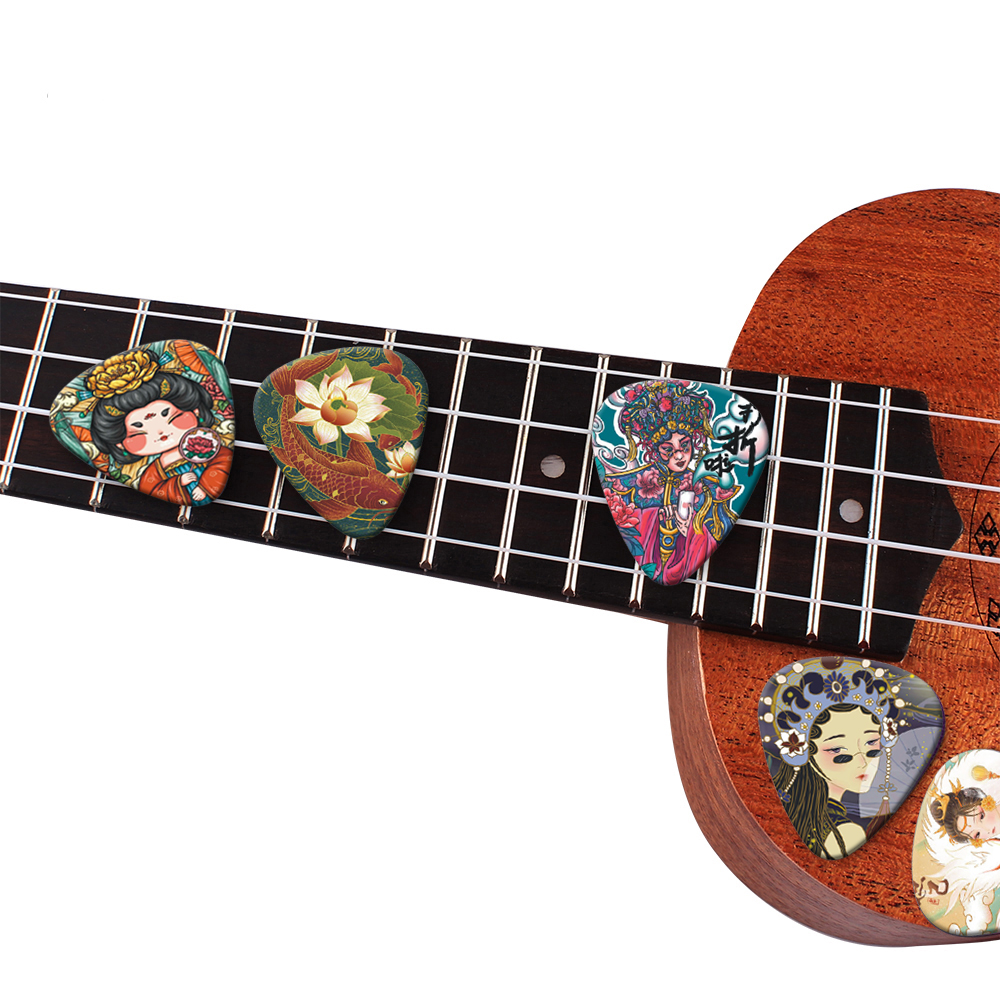 Musical Instrument In Chinese - 0.46/0.71/1.0Mm 10Pcs Guitar Paddles Chinese Style