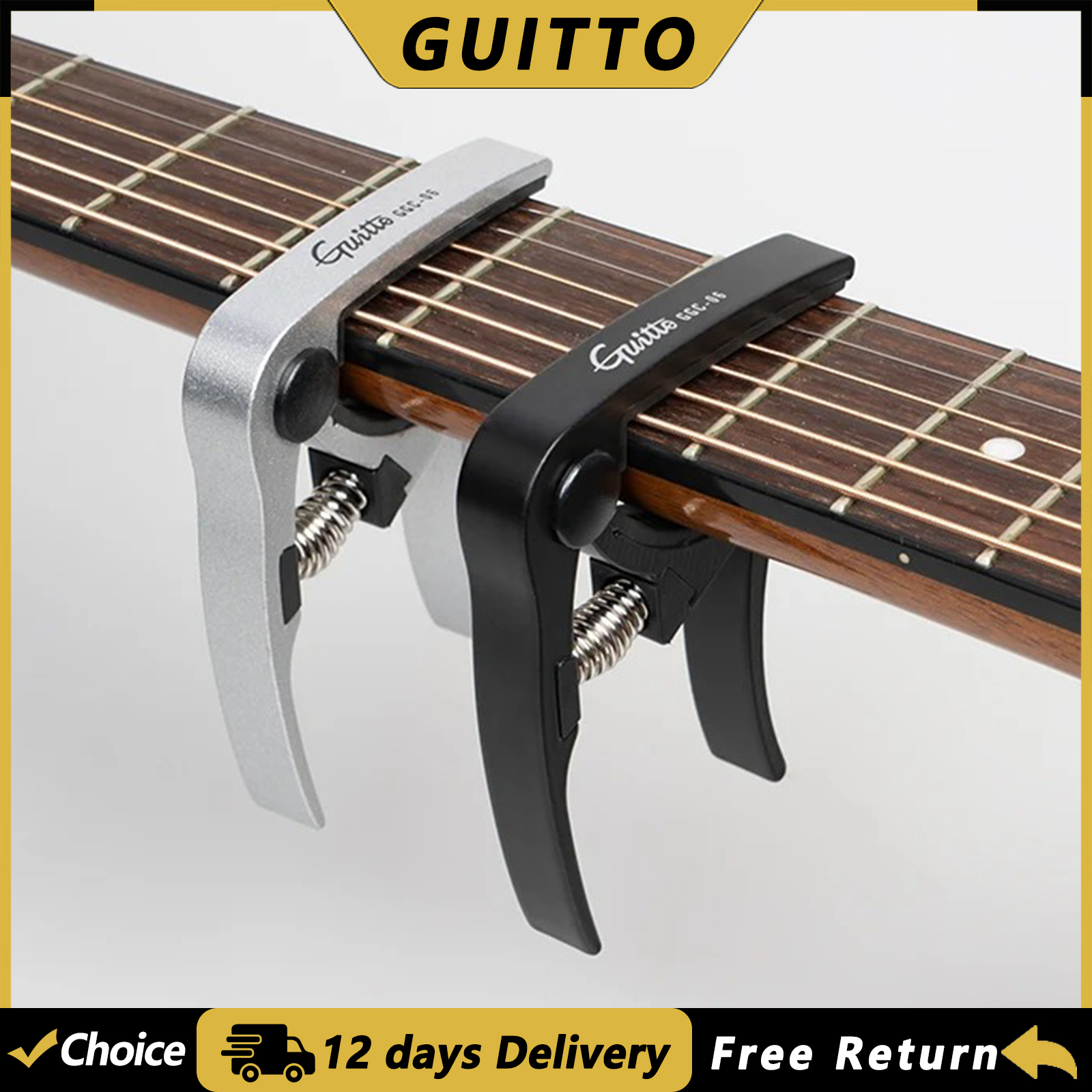 Musical Instrument Art - GUITTO GGC-06 Aluminum Alloy Guitar Capo