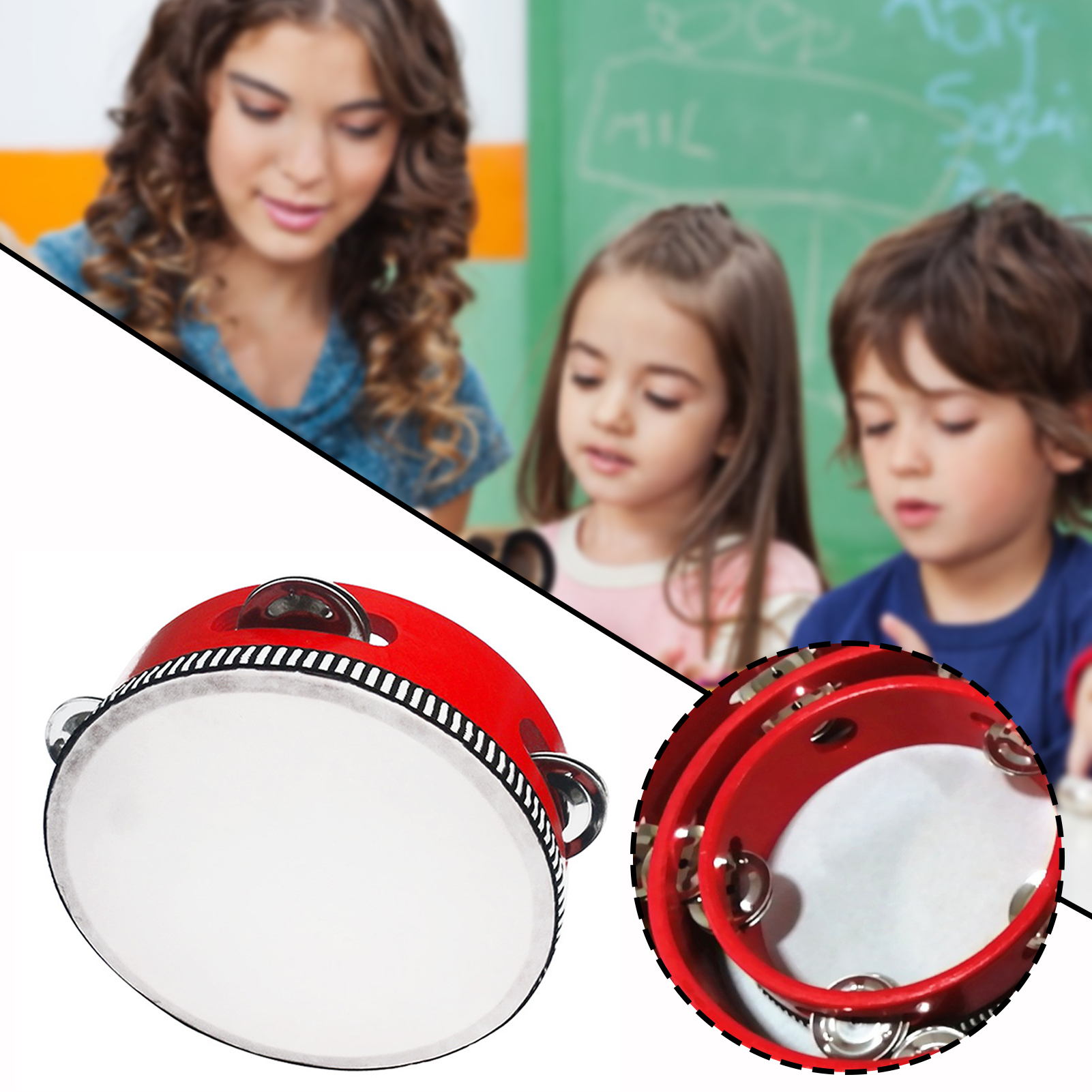 Tambourines For Children Porta - Musical Instrument Kit のレビューと価格
