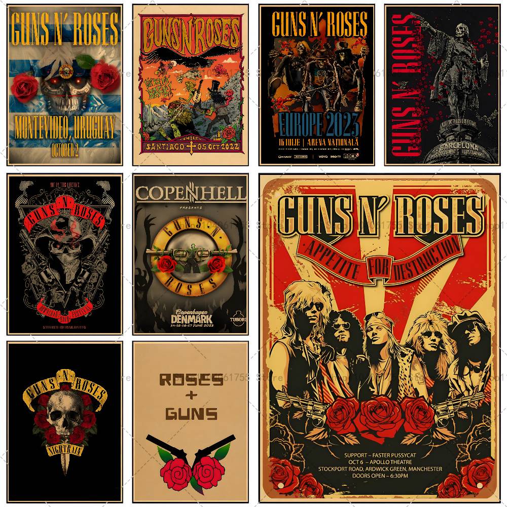 Rock Band G-Guns n R-Roses Pos - Musical Instrument Poster のレビューと価格