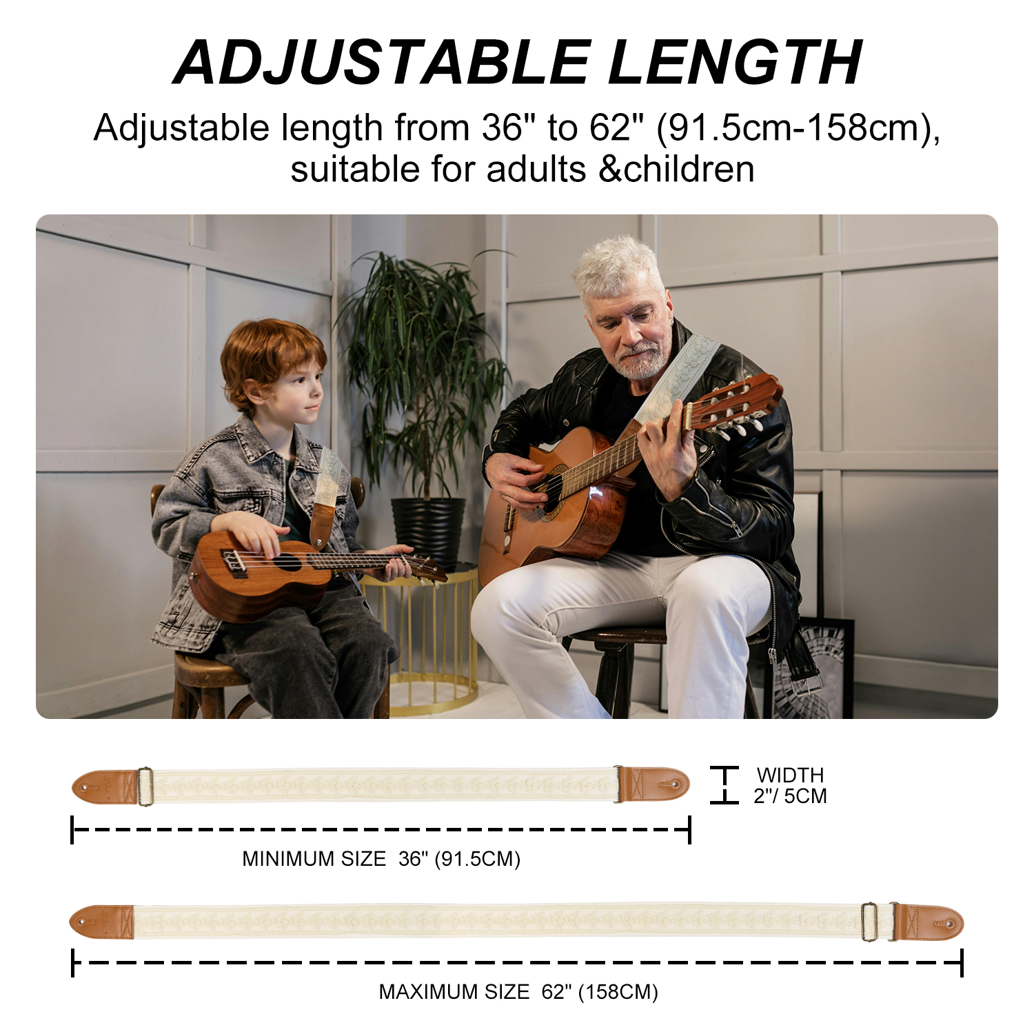 FOALS Guitar Straps Folk Bass  - Musical Instrument Art のレビューと価格