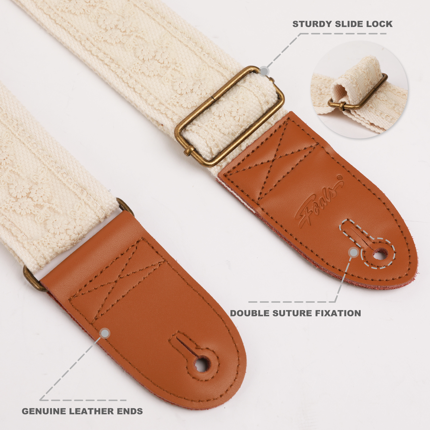 FOALS Guitar Straps Folk Bass  - Musical Instrument Art のレビューと価格
