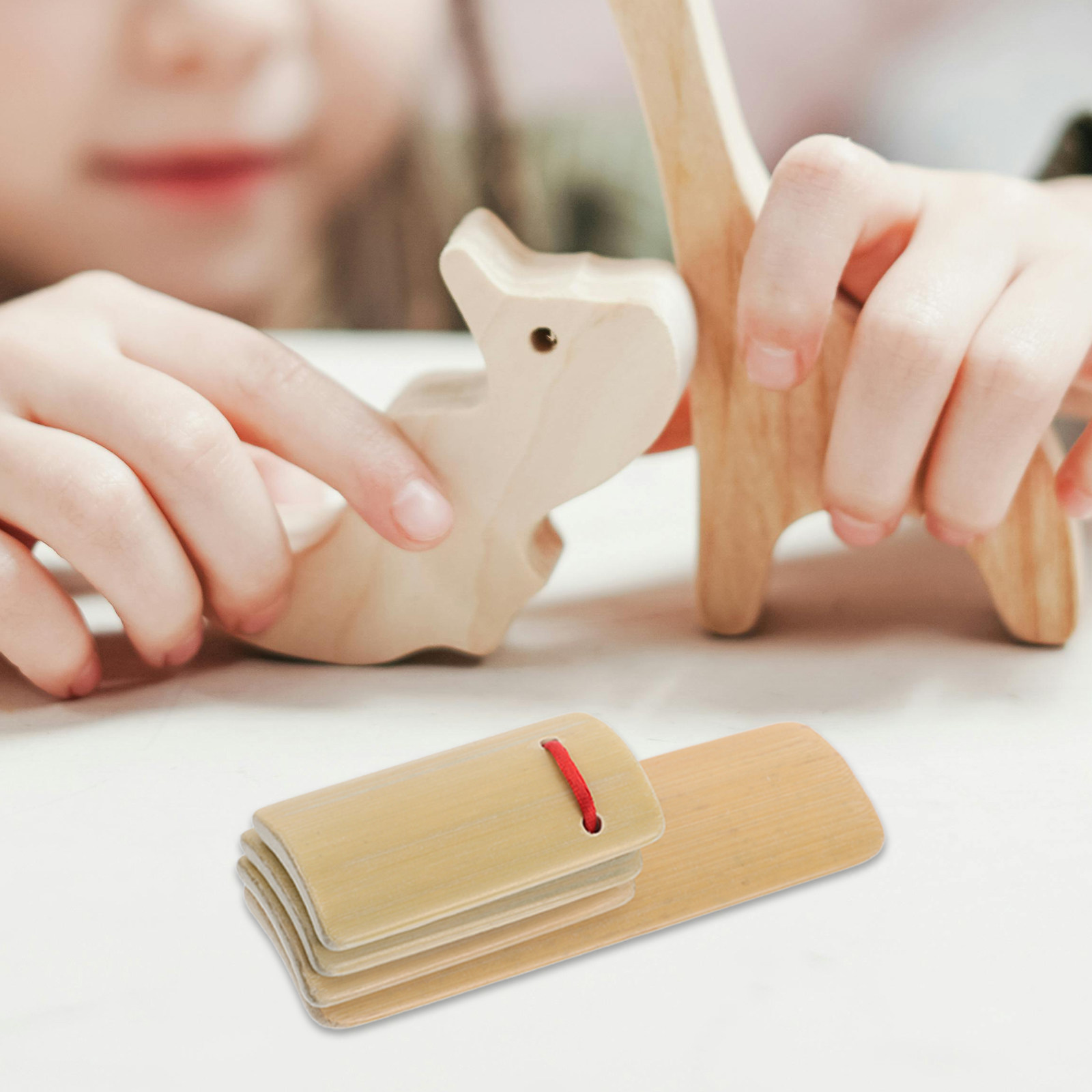 4Pcs Wooden Bamboo Clapper Set - Musical Instrument In Chinese のレビューと価格