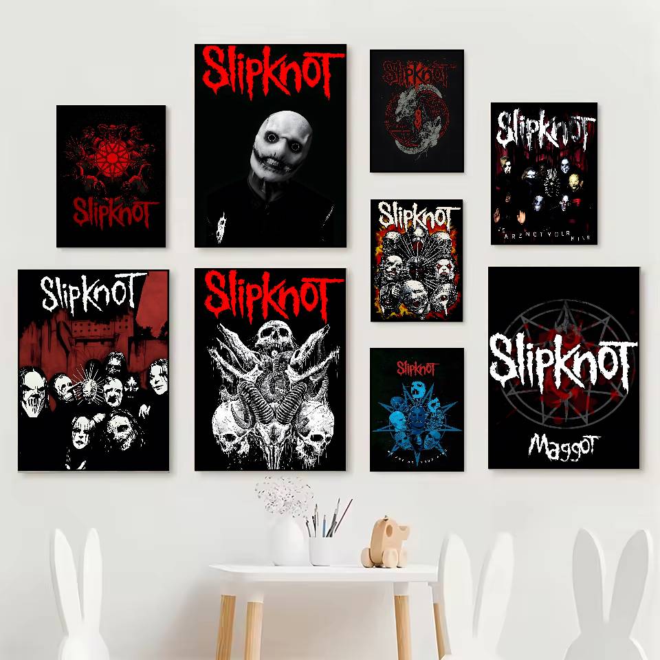 Rock S-Slipknot Band Poster HD - Musical Instrument Poster のレビューと価格