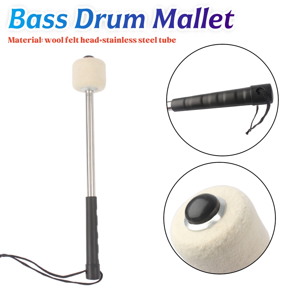 1-2PCS Bass Drum Mallet Profes - Musical Instrument Mallet のレビューと価格