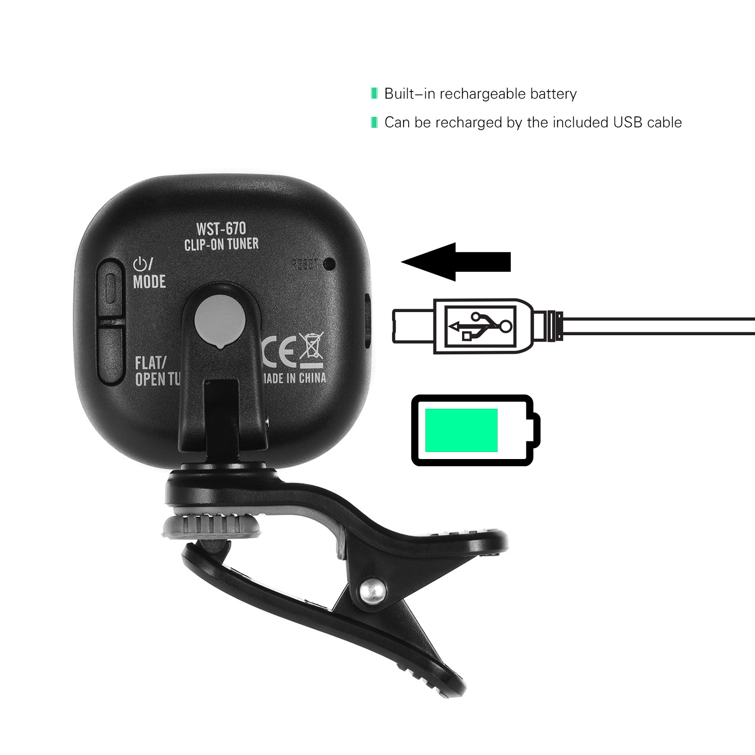 Cherub WST-670 Rechargeable Cl - Musical Instrument Art のレビューと価格