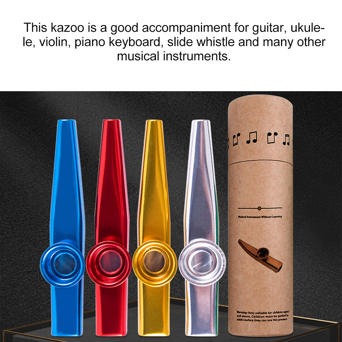 2Sets Metal Kazoo Kit Lightwei - Musical Instrument Kit のレビューと価格