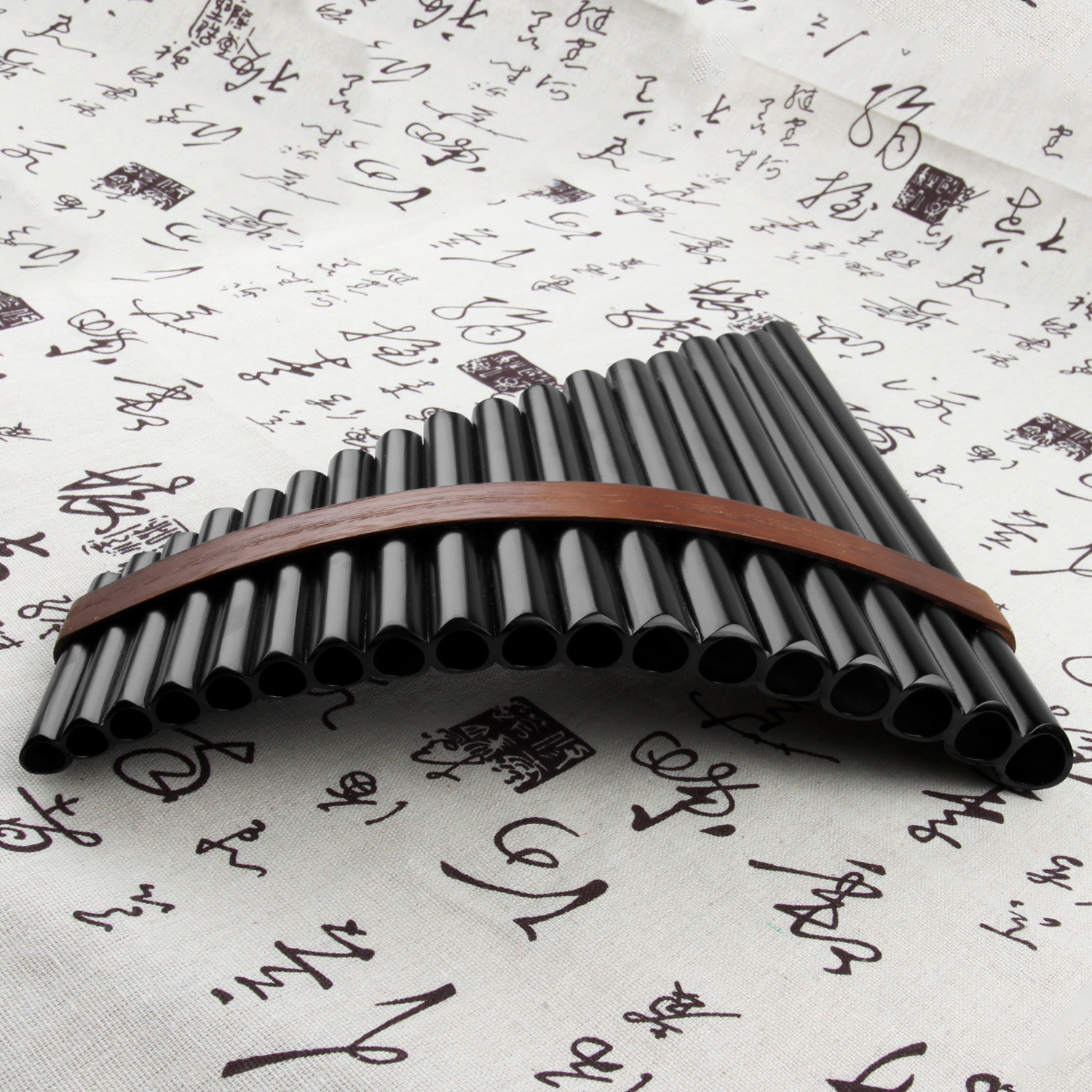 18 Pipes BrownPan Flute F Key  - Musical Instrument Pipe のレビューと価格