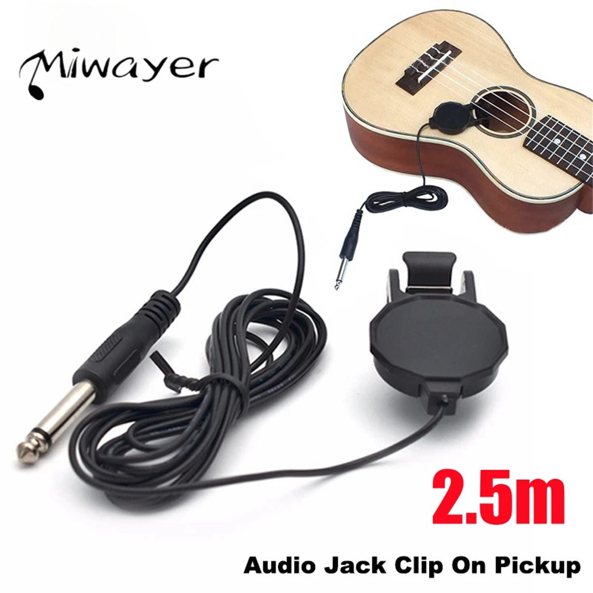 Audio Jack Clip On Pickup for  - Musical Instrument Art のレビューと価格