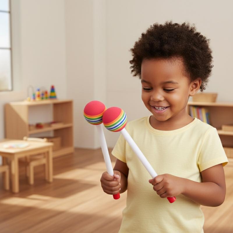 2Pcs Drum Sticks Round Felt Ma - Musical Instrument Mallet のレビューと価格