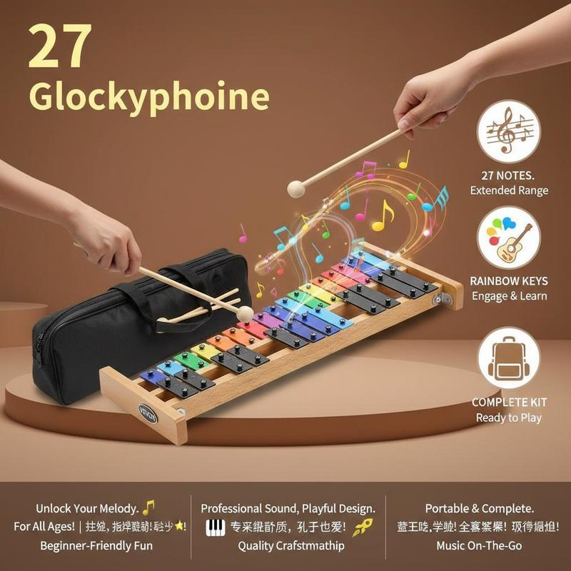 Professional Percussion Glocke - Musical Instrument Mallet のレビューと価格