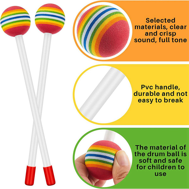 A06F-36 Pcs Lollipop Drum Mall - Musical Instrument Mallet のレビューと価格