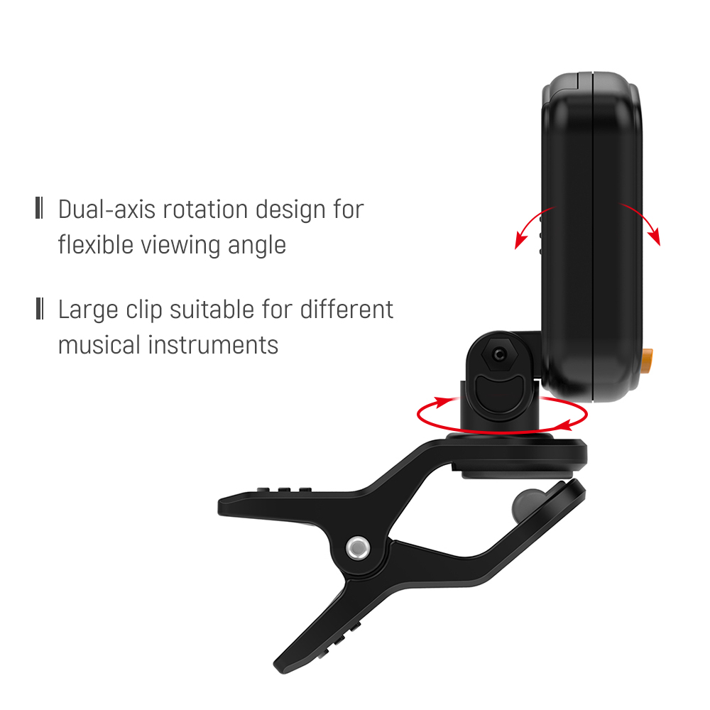 AT-01A Rotatable Clip-on Tuner - Musical Instrument Art のレビューと価格