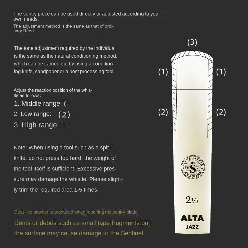 Baritone Upper Bass Reed, Silv - Musical Instrument Reed のレビューと価格