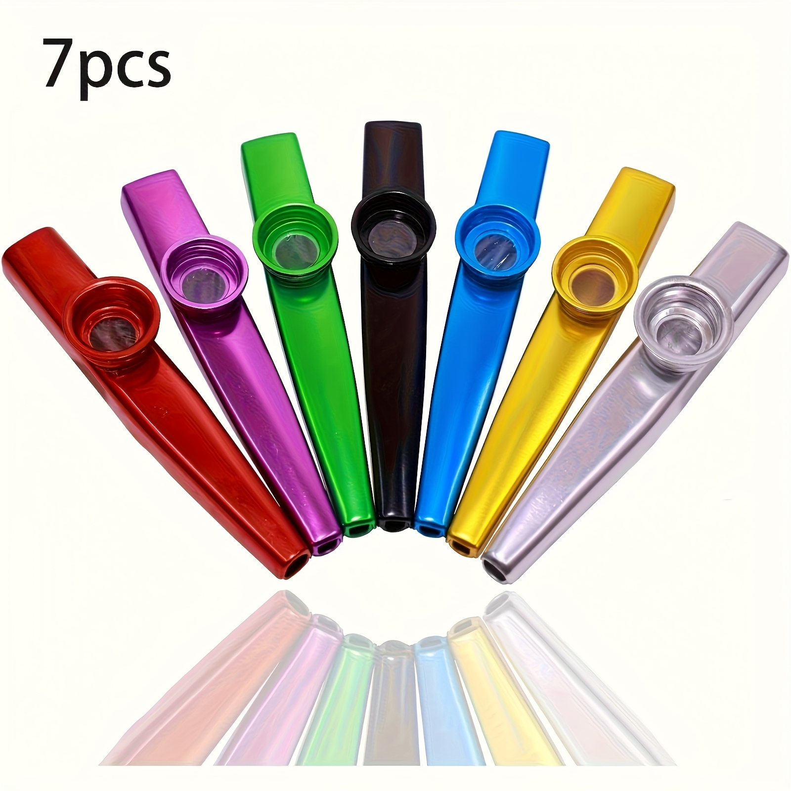 7pcs Metal Kazoos Simple Desig - Musical Instrument Art のレビューと価格