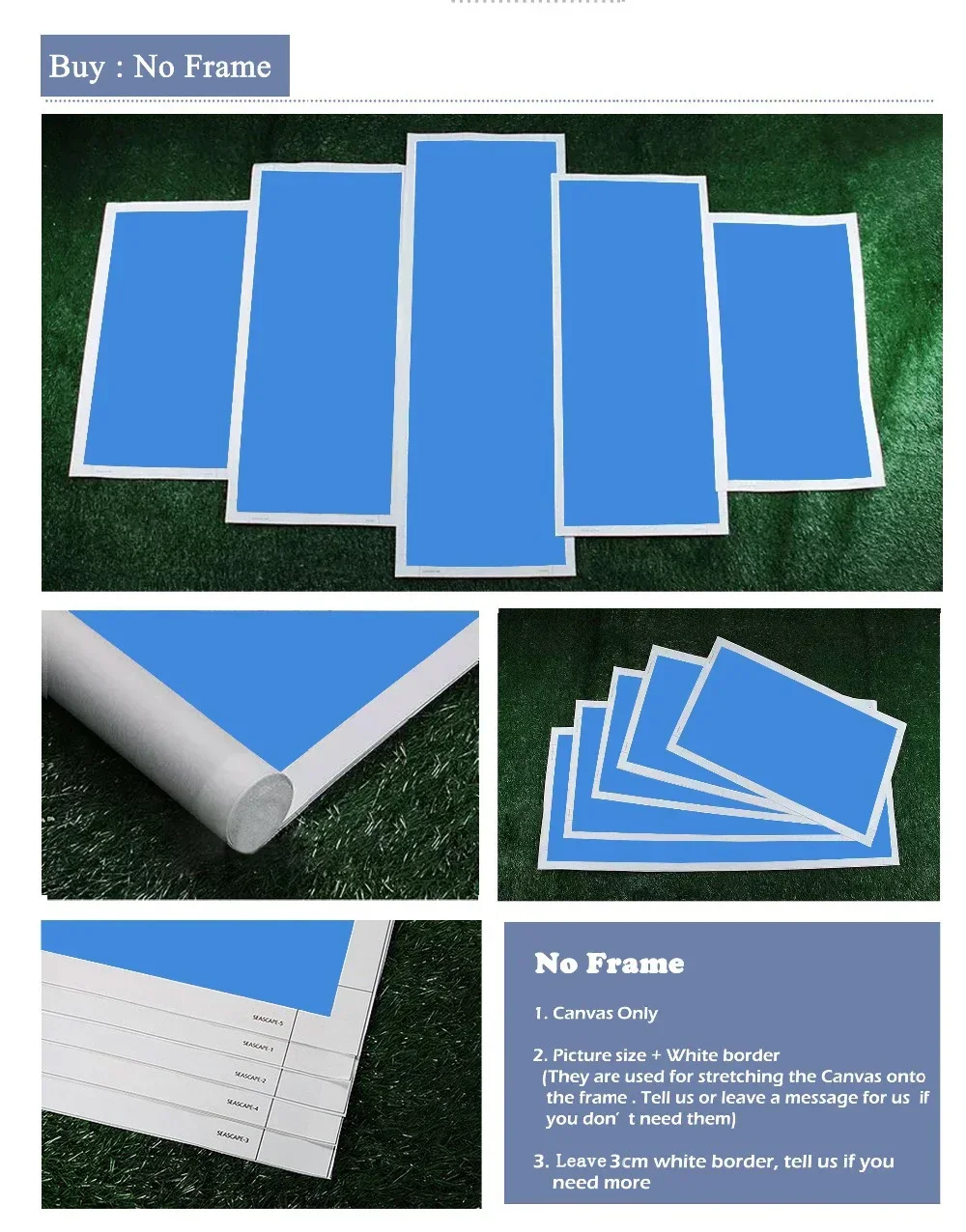 No Frame Canvas 5Pieces Vintag - Musical Instrument In Africa のレビューと価格