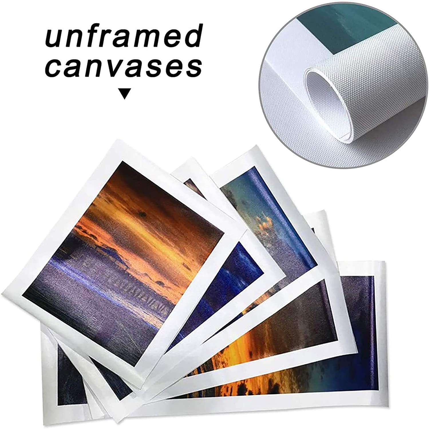 No Frame Canvas 5Pieces Vintag - Musical Instrument In Africa のレビューと価格