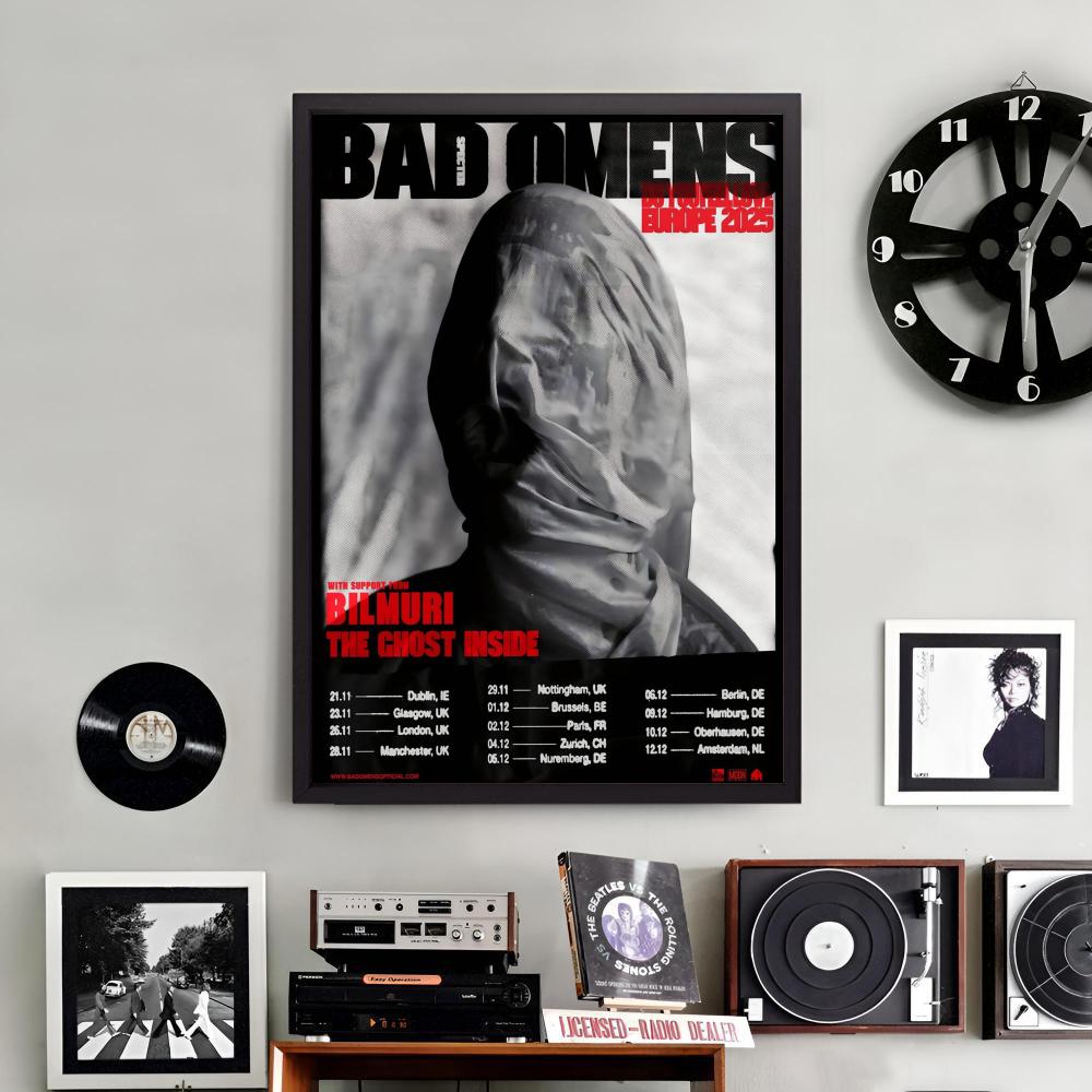 Rock Band Album B-Bad Omens Po - Musical Instrument Poster のレビューと価格