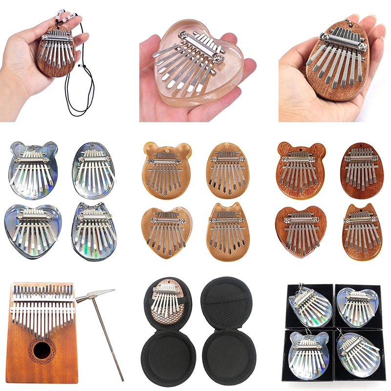 8 Keys Kalimba Thumb Piano Hig - Musical Instrument In Africa のレビューと価格