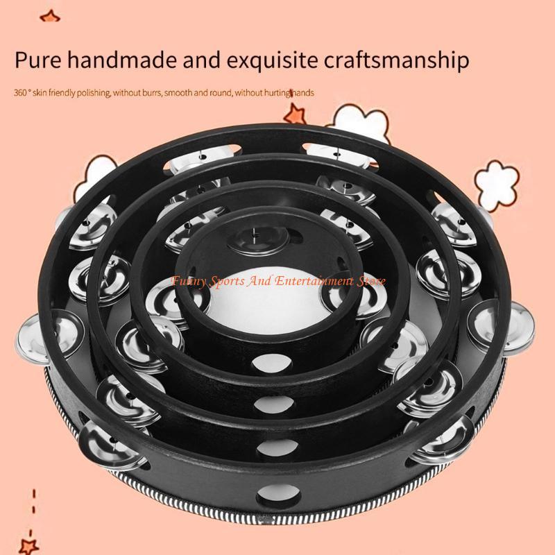 C4DE 4pcs Double Row Bells Tam - Musical Instrument I Play のレビューと価格