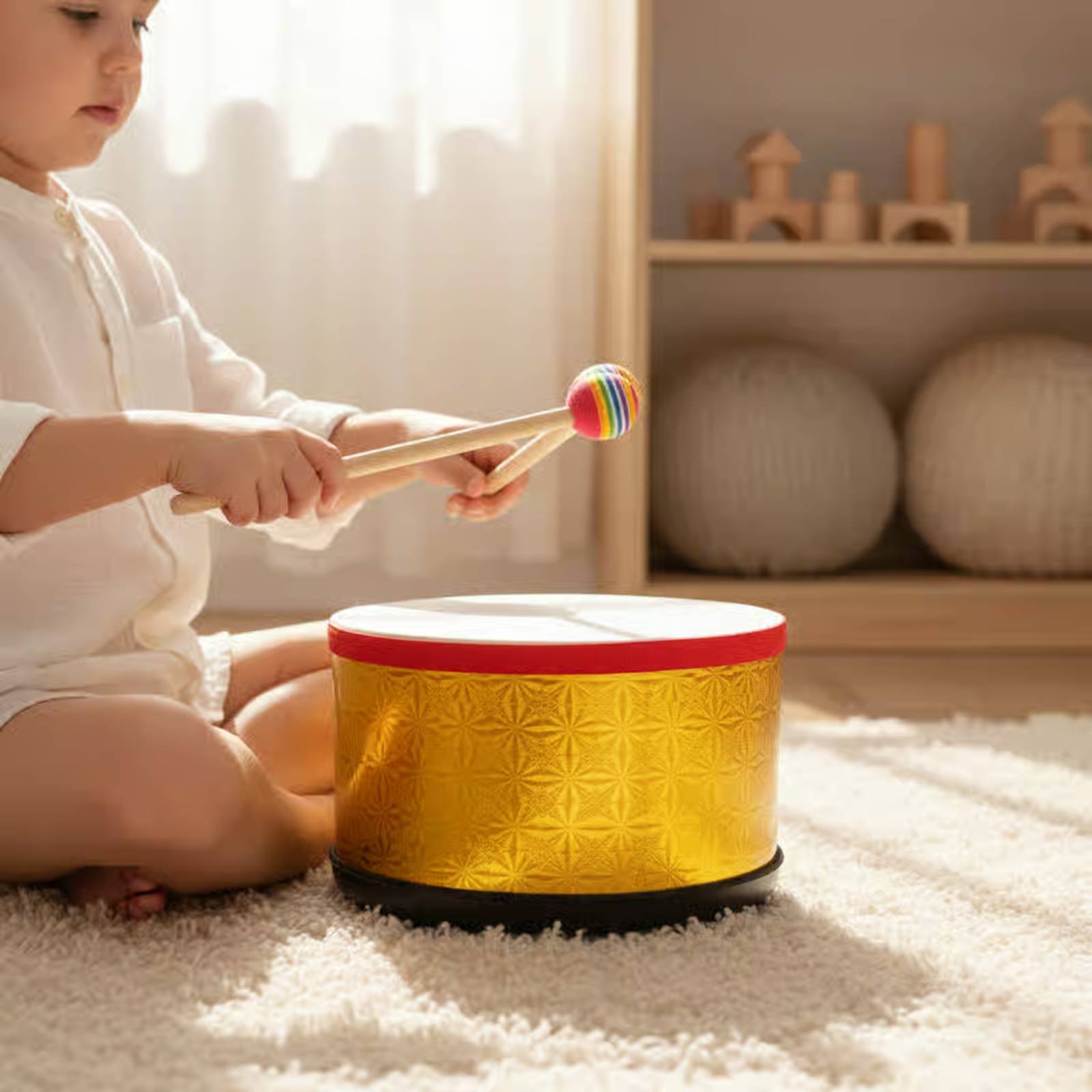 Rhythm Drum 10 Inch Hand Drum  - Musical Instrument I Play のレビューと価格