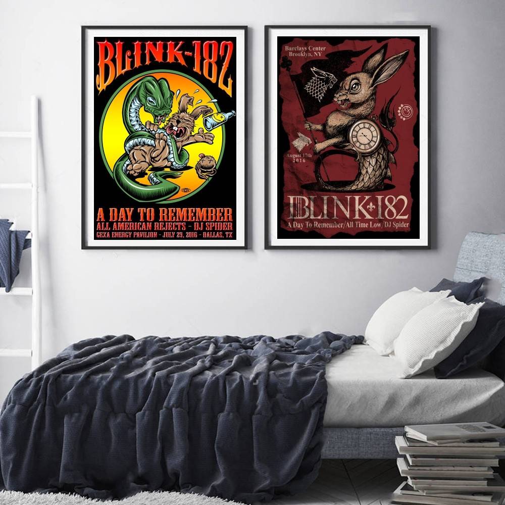 Blink-182 Rock Band Poster Wat - Musical Instrument Poster のレビューと価格