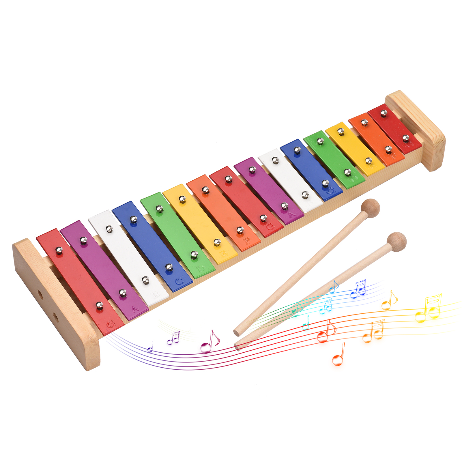 15 Note Glockenspiel Xylophone - Musical Instrument Mallet のレビューと価格