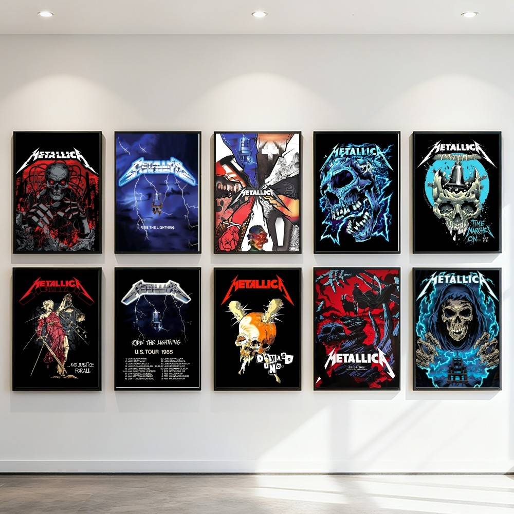 HOT Rock Band Cool M-METALLICA - Musical Instrument Poster のレビューと価格