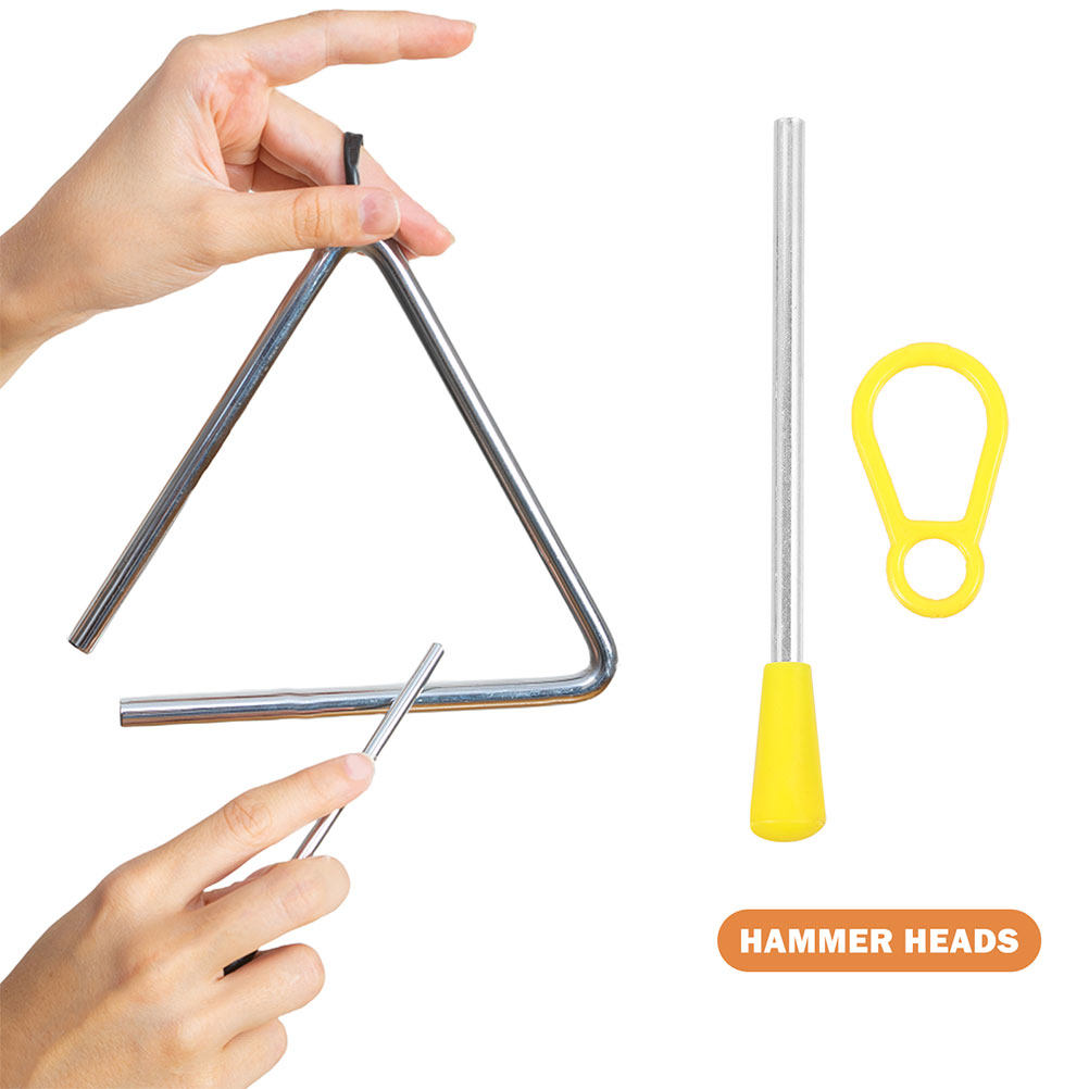 2Pcs Triangle Iron Percussion  - Musical Instrument Mallet のレビューと価格