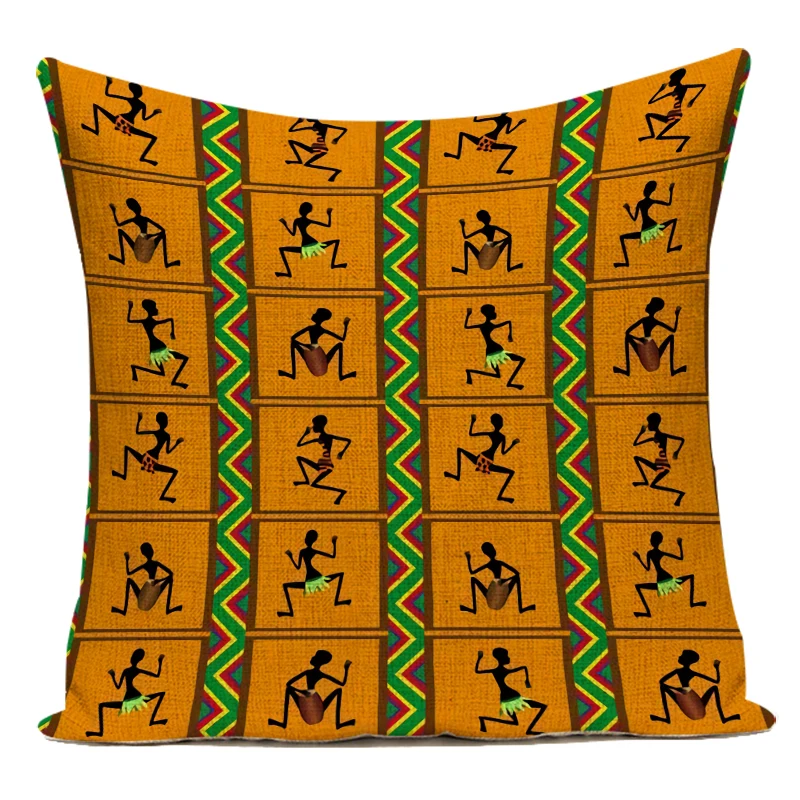 Retro African Woman Cushion Co - Musical Instrument In Africa のレビューと価格
