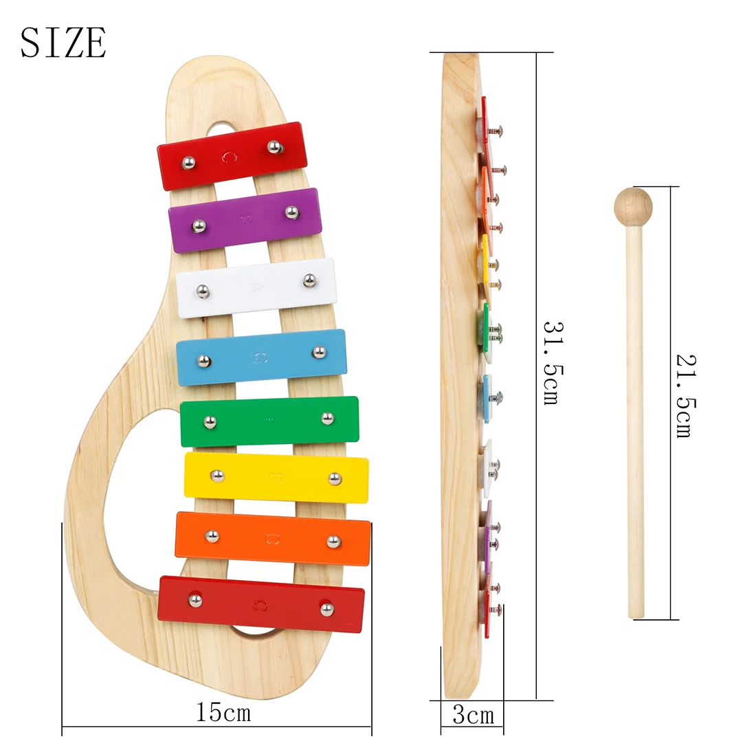 IRIN 8-Note Xylophone With Pla - Musical Instrument Mallet のレビューと価格