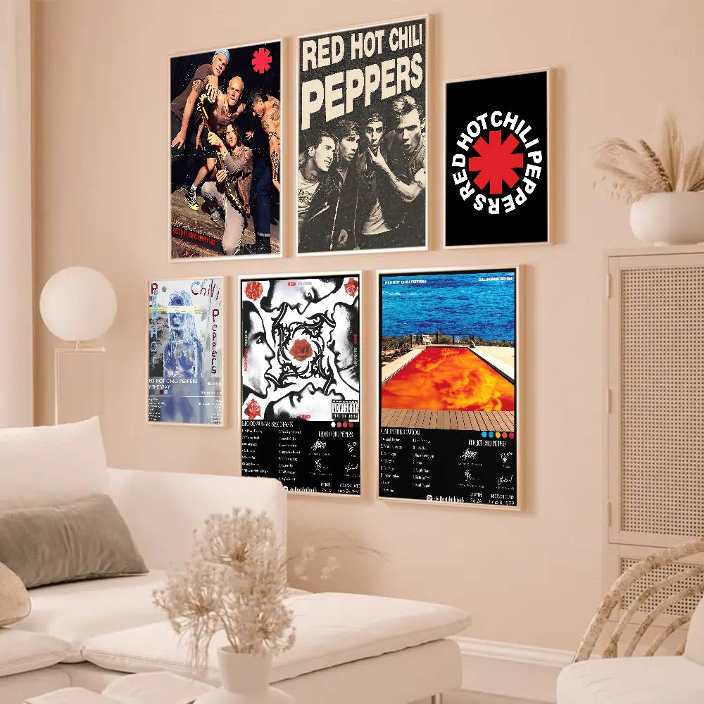 Popular Rock Band Red Hot Chil - Musical Instrument Poster のレビューと価格