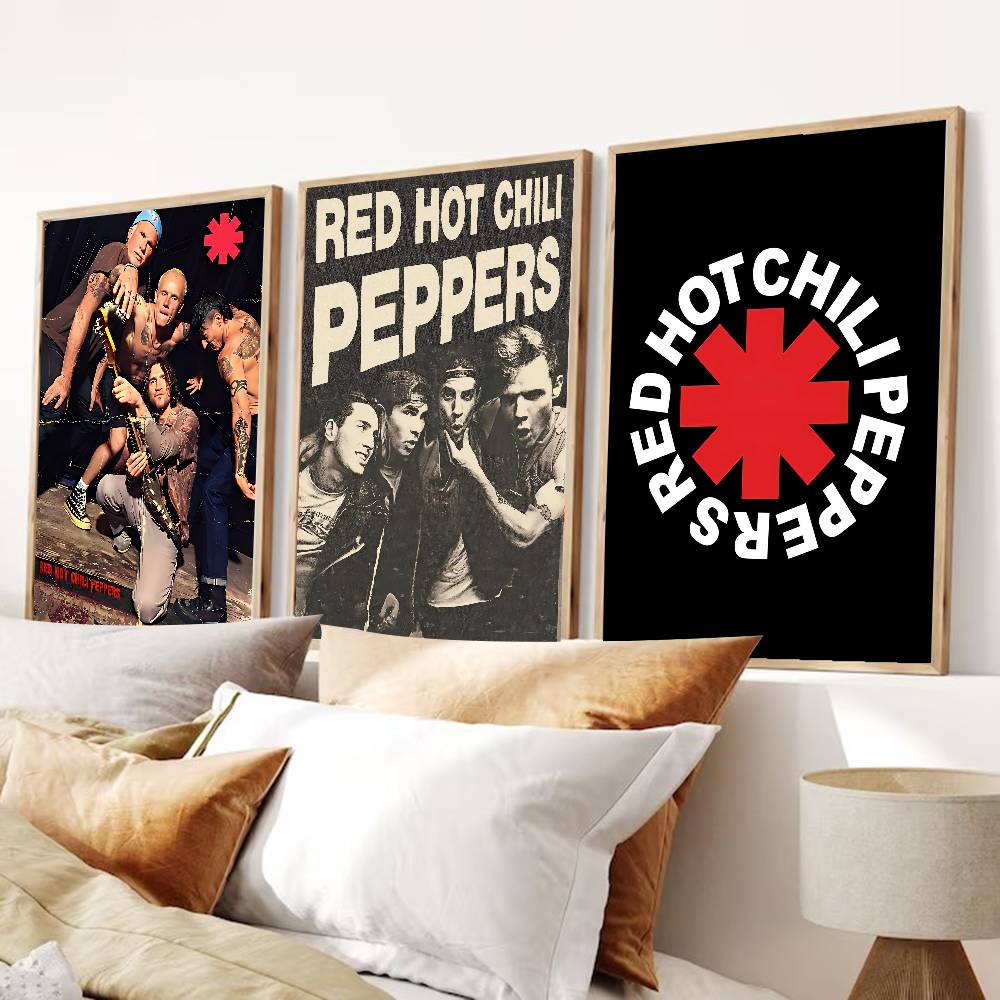 Popular Rock Band Red Hot Chil - Musical Instrument Poster のレビューと価格