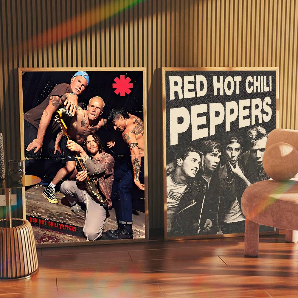 Popular Rock Band Red Hot Chil - Musical Instrument Poster のレビューと価格