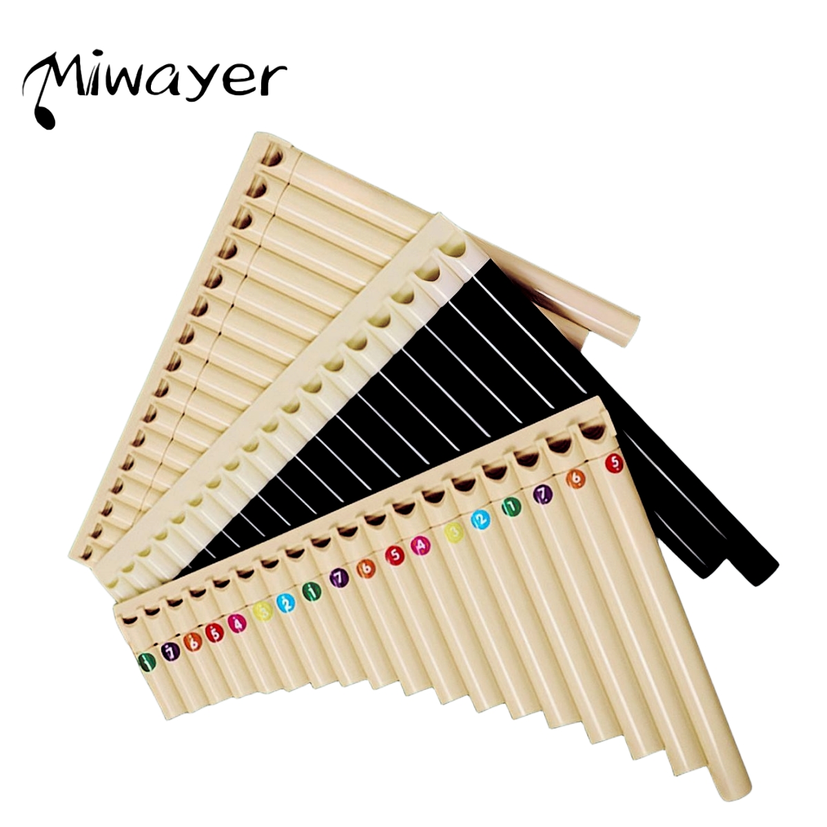 Miwayer Panpipe Handmade ABS W - Musical Instrument Pipe のレビューと価格