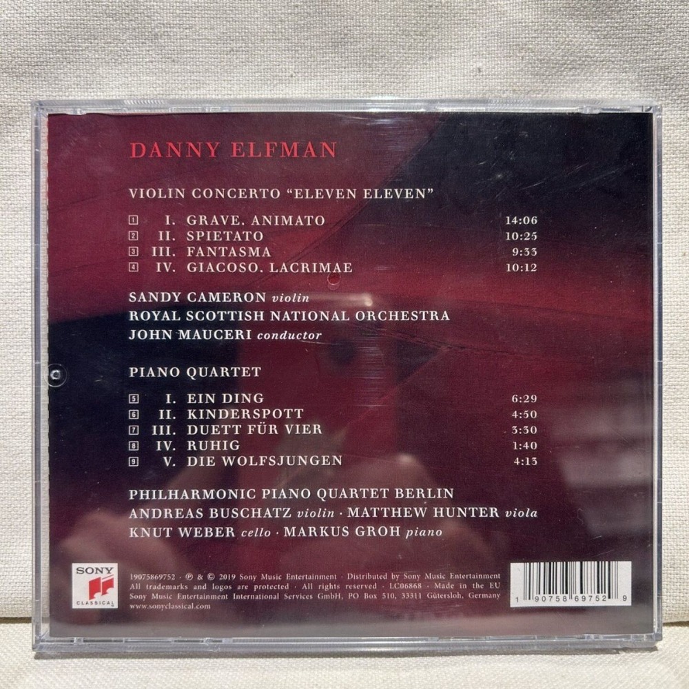 Danny Elfman Violin Concerto M - Musical Instrument In English のレビューと価格