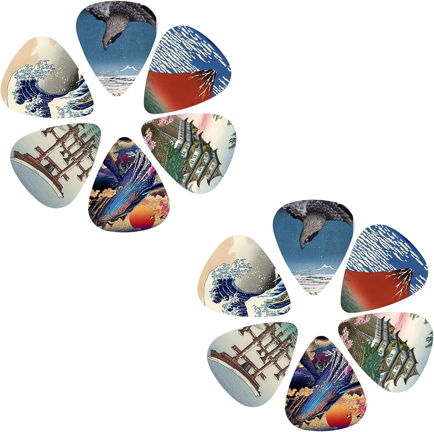 New 12pcs/set  Guitar Picks -  - Musical Instrument In Japanese のレビューと価格