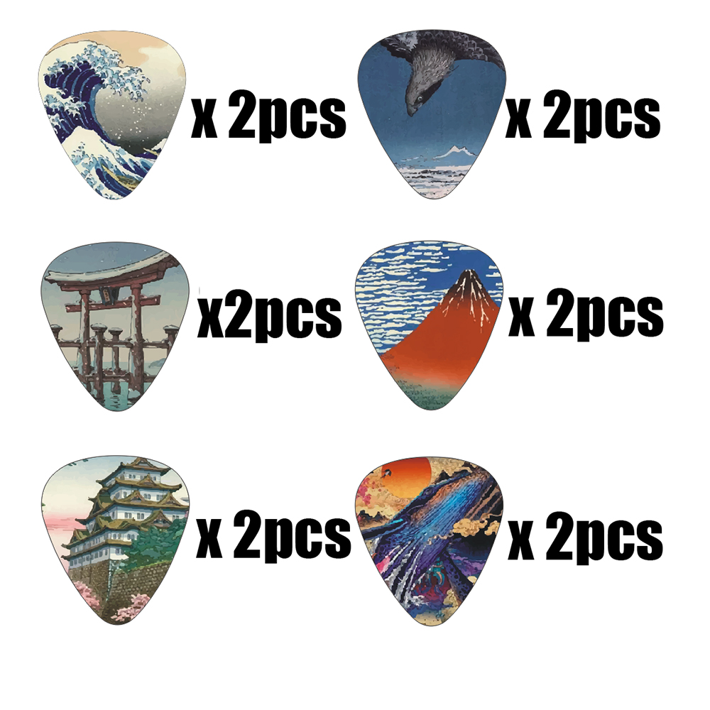 New 12pcs/set  Guitar Picks -  - Musical Instrument In Japanese のレビューと価格