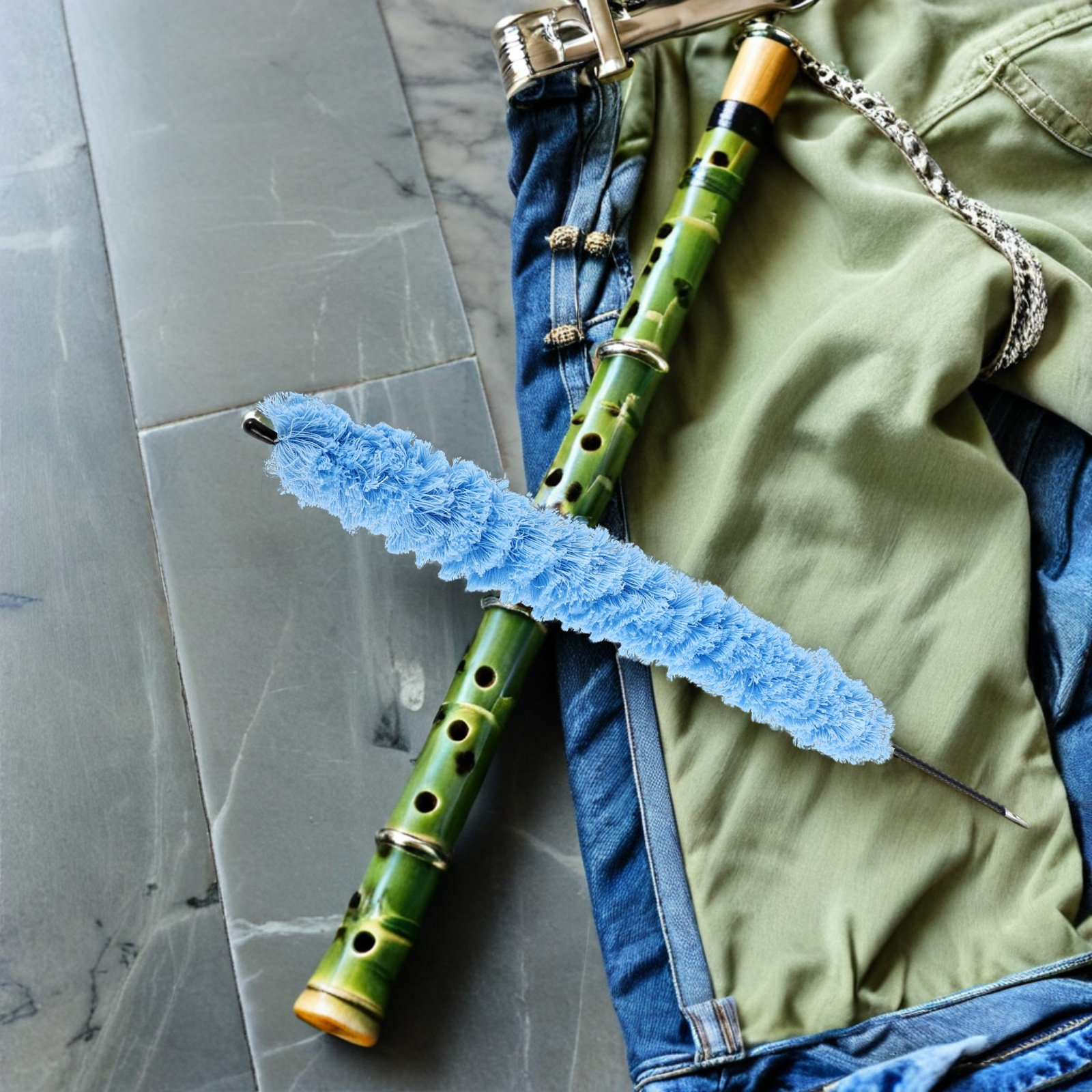 Blue Flute Cleaning Brush Reus - Musical Instrument Kit のレビューと価格