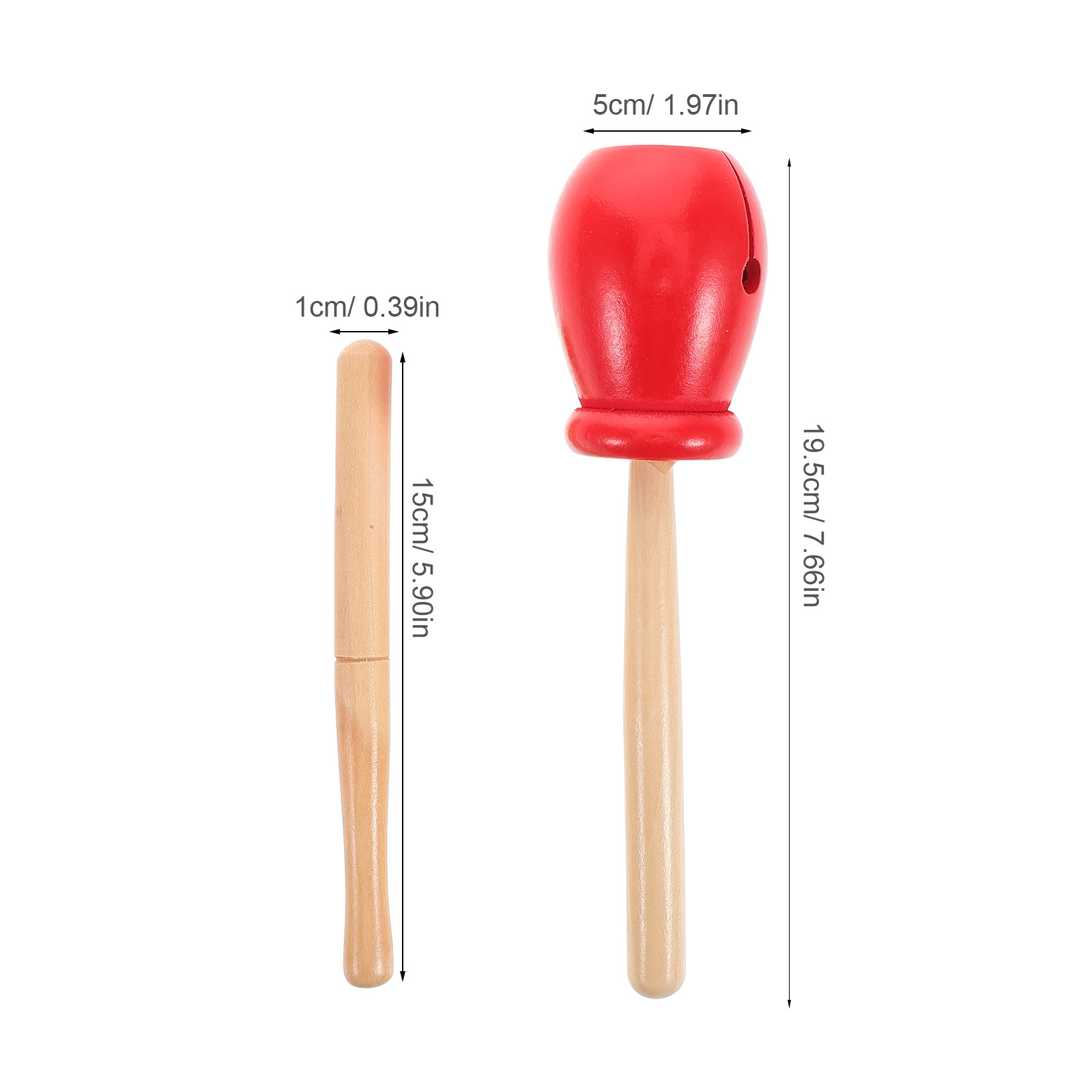 1Set Traditional Chinese Woode - Musical Instrument In Chinese のレビューと価格