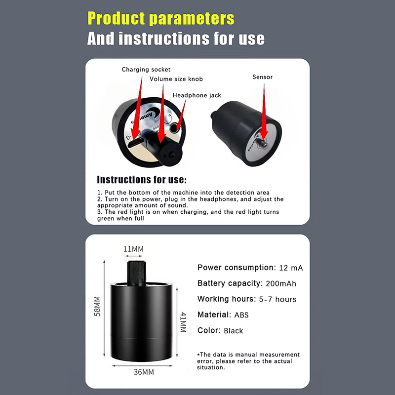 1Pc Water Leak Detector Multi- - Musical Instrument Pipe のレビューと価格