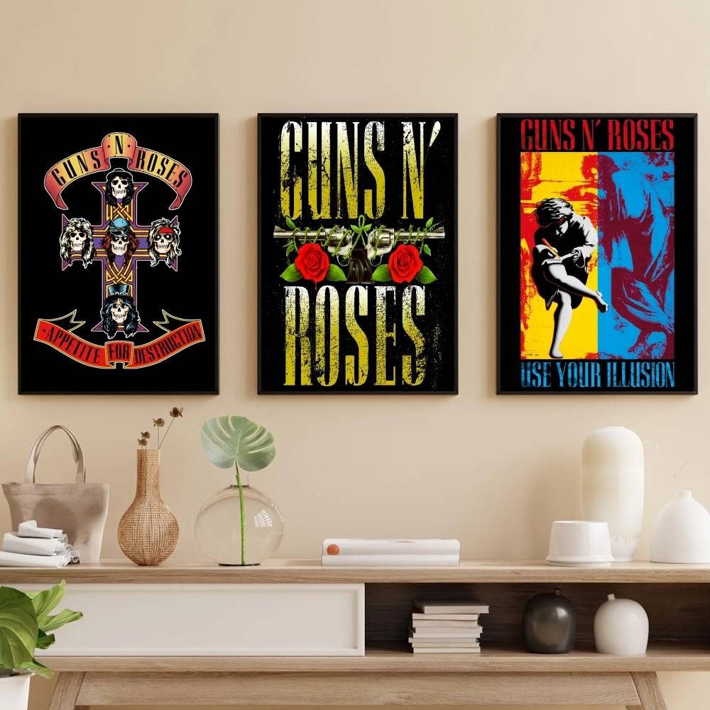 G-Guns Rock Band N R-Roses Pos - Musical Instrument Poster のレビューと価格