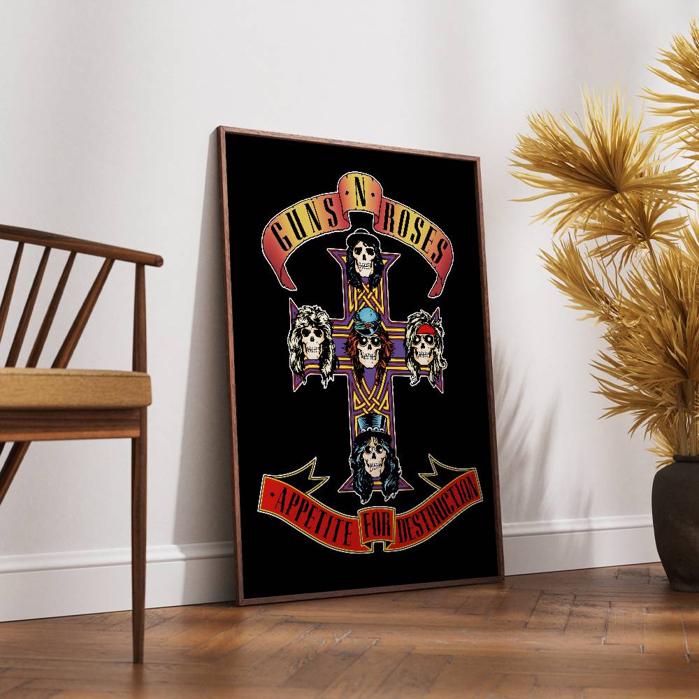 G-Guns Rock Band N R-Roses Pos - Musical Instrument Poster のレビューと価格