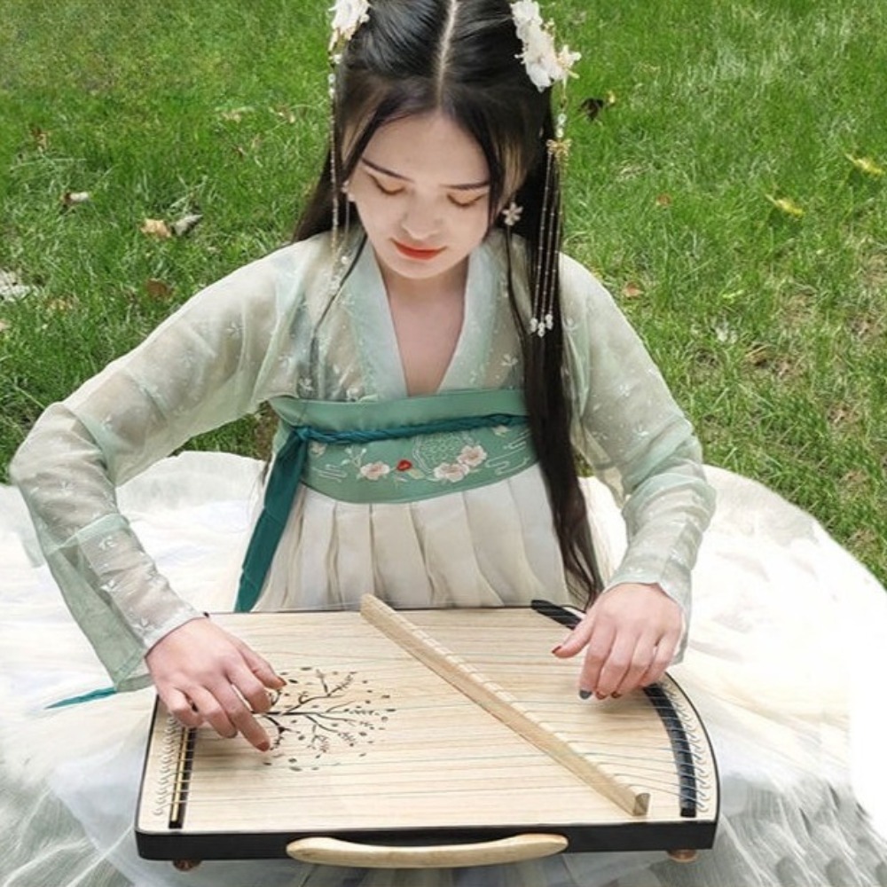 Wooden 21-string Mini Guzheng  - Musical Instrument Guzheng のレビューと価格