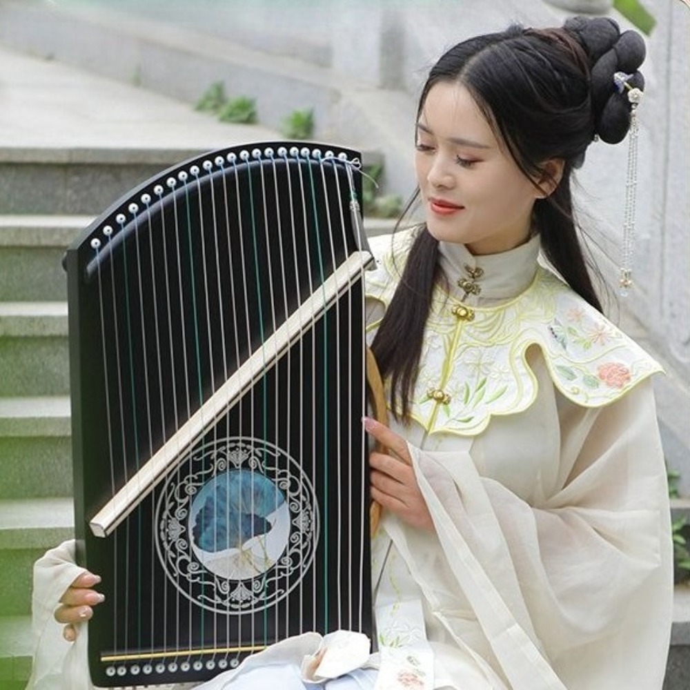 Wooden 21-string Mini Guzheng  - Musical Instrument Guzheng のレビューと価格